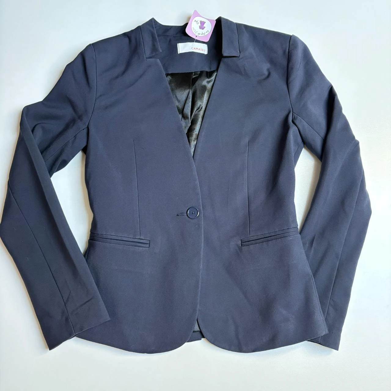 Blazer bleu marine Camaïeu 34